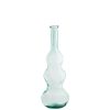 Vase De Vidro Transparente 28x75cm