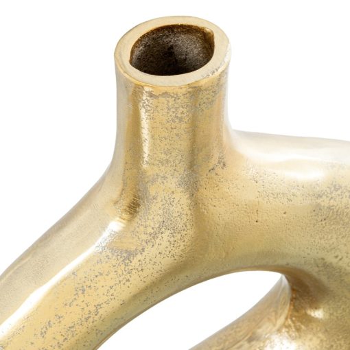 Vaso Aluminio Ouro 34x8x31cm - Image 3