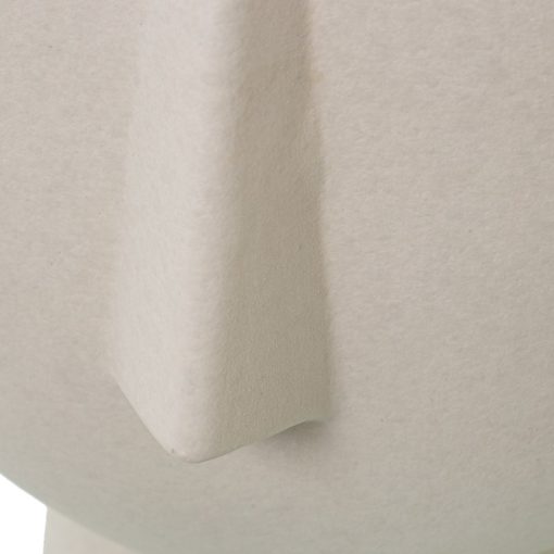 Vaso Cerâmica 38cm Rosto Beige Moteado 29x38cm Base:13,5cm - Image 4