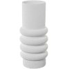 Vaso Cerâmica 40cm Branco Arena Rústica 18x40cm