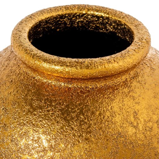 Vaso Cerâmica Dourado 34x80cm - Image 2