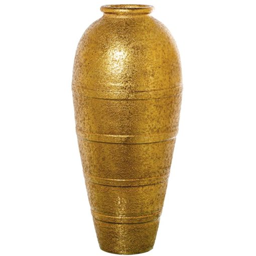 Vaso Cerâmica Dourado 34x80cm