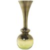 Vaso Cristal 73cm Transparente/verde 23x12x73cm