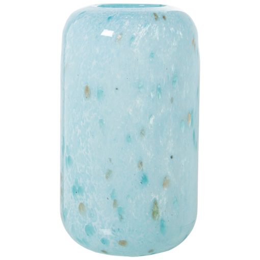 Vaso Cristal Celeste Moteado 19x34cm - Image 2