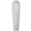 Vaso De Cerâmica Branco Mate 26x100cm