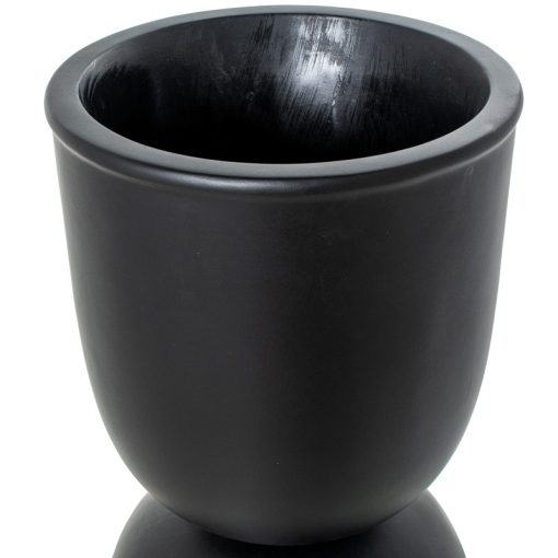 Vaso De Cerâmica Preta  37x59cm - Image 3