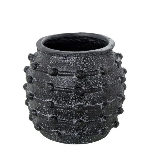 Vaso De Cerâmica Preto