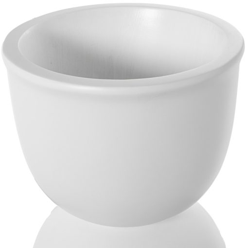 Vaso Em Cerâmica Branca  36,5x49cm - Image 3