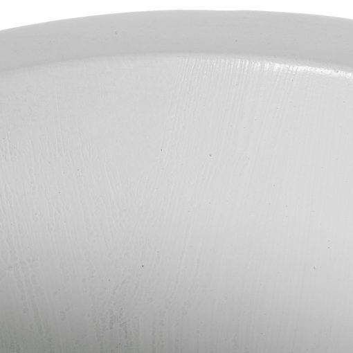 Vaso Em Cerâmica Branca  36,5x49cm - Image 7