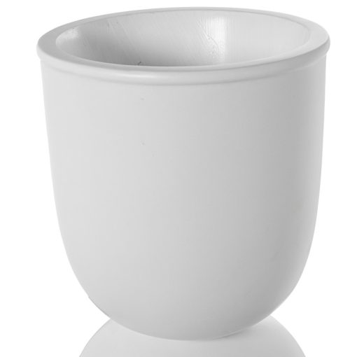 Vaso Em Cerâmica Branca  37x59cm - Image 2