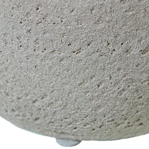Vaso Em Cerâmica Com Pegas 50cm Branco Areia 19x50cm - Image 5