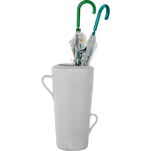 Vaso Em Cerâmica Com Pegas Branco Brilhante 34x24x49cm - Image 2