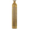 Vaso Metal Dourado 17x89cm
