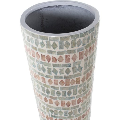 Vaso Nácar 91cm com Pé Resina Blanca 17x91cm - Image 2