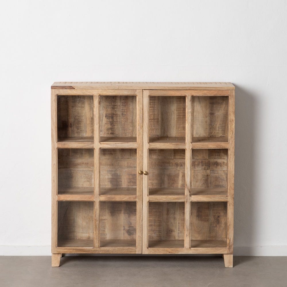 Vitrine Branco Escovado Madeira Mango 120 X 35,50 X 122,50 C - Image 10