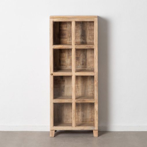 Vitrine Branco Escovado Madeira Mango 60 X 35,50 X 157,50 Cm - Image 6