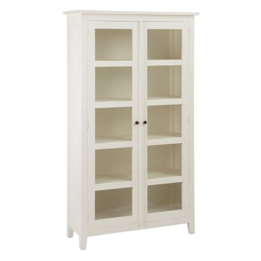 Vitrine Roto Branco Mindi Madeira Room 100 X 40 X 200 Cm