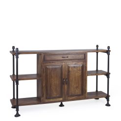 Aparador De Pipa 1 Gaveta 2 Portas 160 x 45 x 95