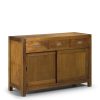 Aparador Estrela 3 Gavetas 2 Portas De Correr 120 x 50 x 80