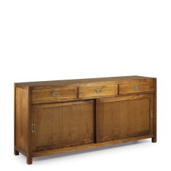 Aparador Estrela 3 Gavetas 2 Portas De Correr 180 x 50 x 85