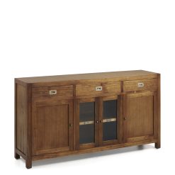 Aparador Estrela 3 Gavetas 4 Portas 160 x 40 x 85