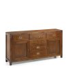 Aparador Flamingo 7 Gavetas 2 Portas 170 x 40 x 85