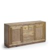 Aparador Merapi 4 Gavetas 2 Portas 3 Bandejas 160 x 40 x 80