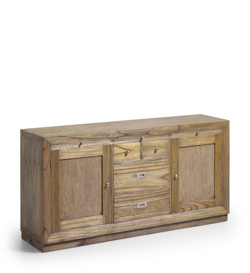 Aparador Merapi 4 Gavetas 2 Portas 3 Bandejas 160 x 40 x 80