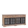 Aparador Siena 4 Gavetas 2 Portas 200 x 47 x 90