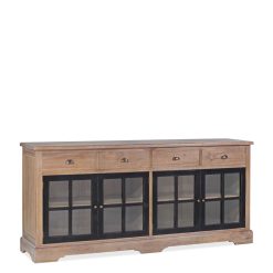 Aparador Siena 4 Gavetas 2 Portas 200 x 47 x 90