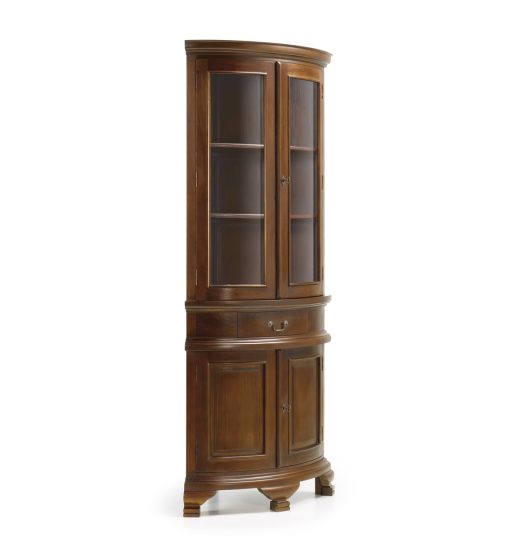 Vitrina de canto de mogno 50 x 60 x 190 - Image 4