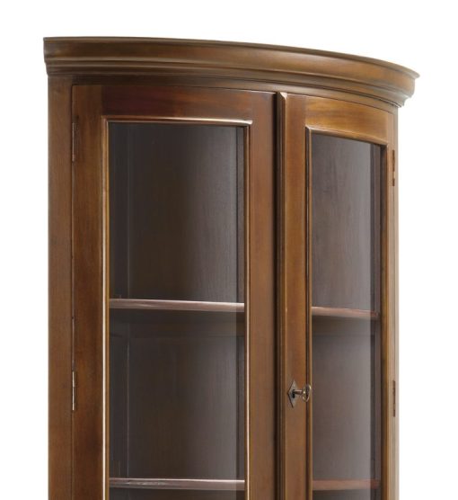 Vitrina de canto de mogno 50 x 60 x 190 - Image 5