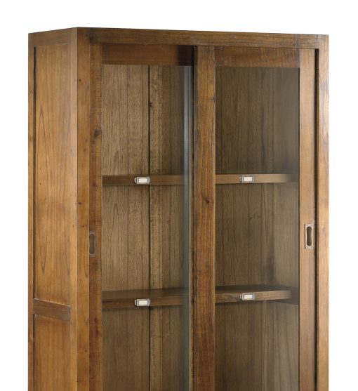 Vitrina em mindi com portas de correr 100 x 40 x 190 - Image 2