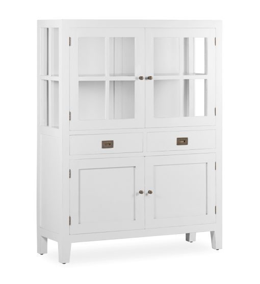 Armário Expositor Everest 2 Gavetas 4 Portas 2 Prateleiras 110 x 40 x 145