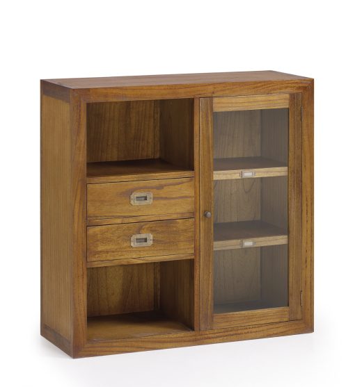 Combi - Vitrina auxiliar em mindi 90 x 35 x 90 - Image 5