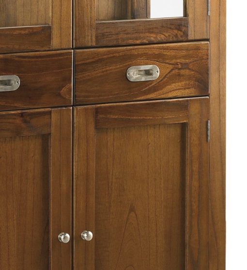 Vitrina de madeira de mindi 85 x 40 x 190 - Image 3