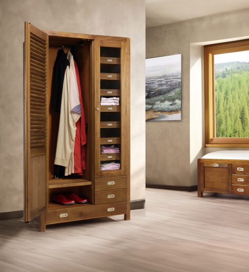 Guarda-roupa em mindi 105 x 55 x 200 - Image 3