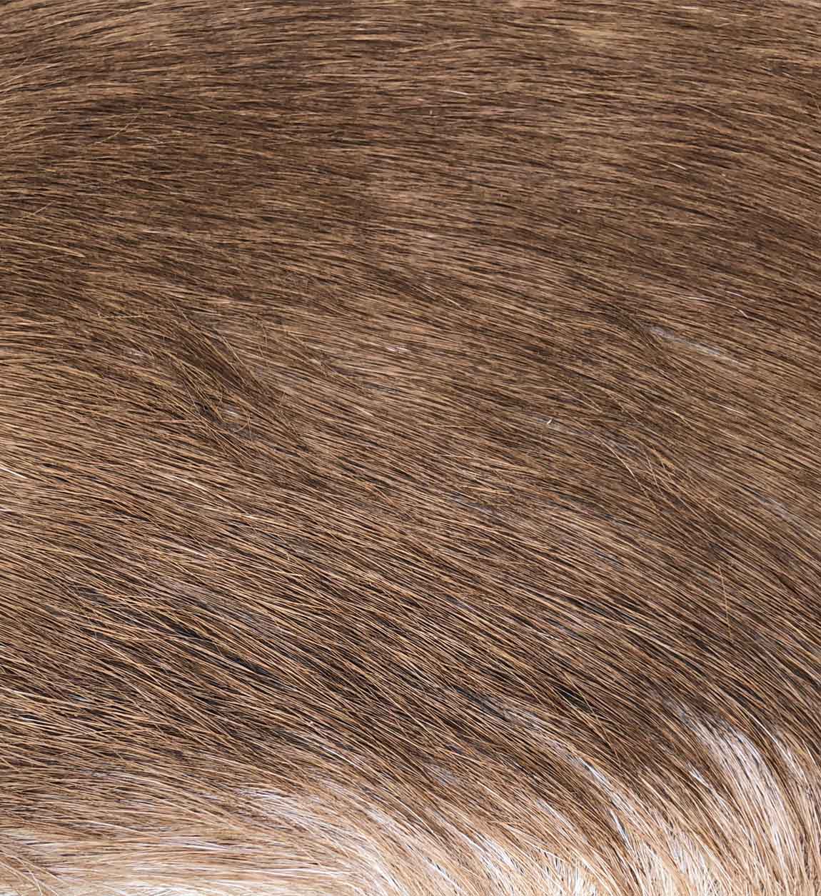 Banqueta de teca e couro 30 x 30 x 45 - Image 2