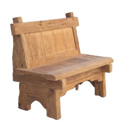 Banco de teca reciclada 120 x 60 x 95