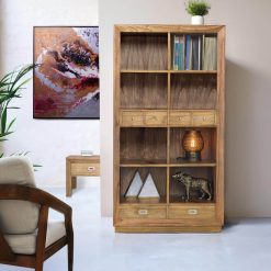 Biblioteca em mindi 100 x 40 x 190