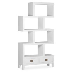 Biblioteca em mindi 110 x 35 x 190