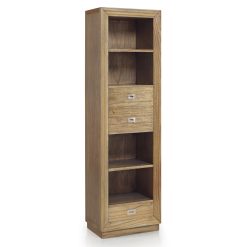 Biblioteca estreita em mindi 55 x 40 x 190