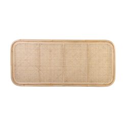 Cabeceira Retangular De Rattan 165 x 5 x 75