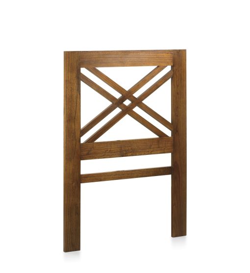 Cabeceira de madeira de mindi 100 x 3 x 140