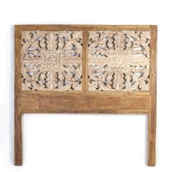 Cabeceira de teca reciclada 165 x 7 x 160