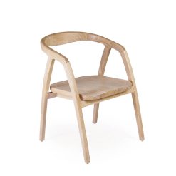 Cadeira Branqueada Alya Natural 55 x 60 x 77