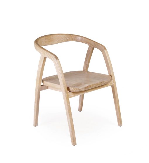 Cadeira Branqueada Alya Natural 55 x 60 x 77