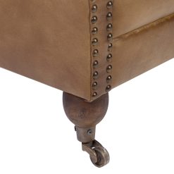 Alternative view of Poltrona de acácia e pele 65 x 72 x 80