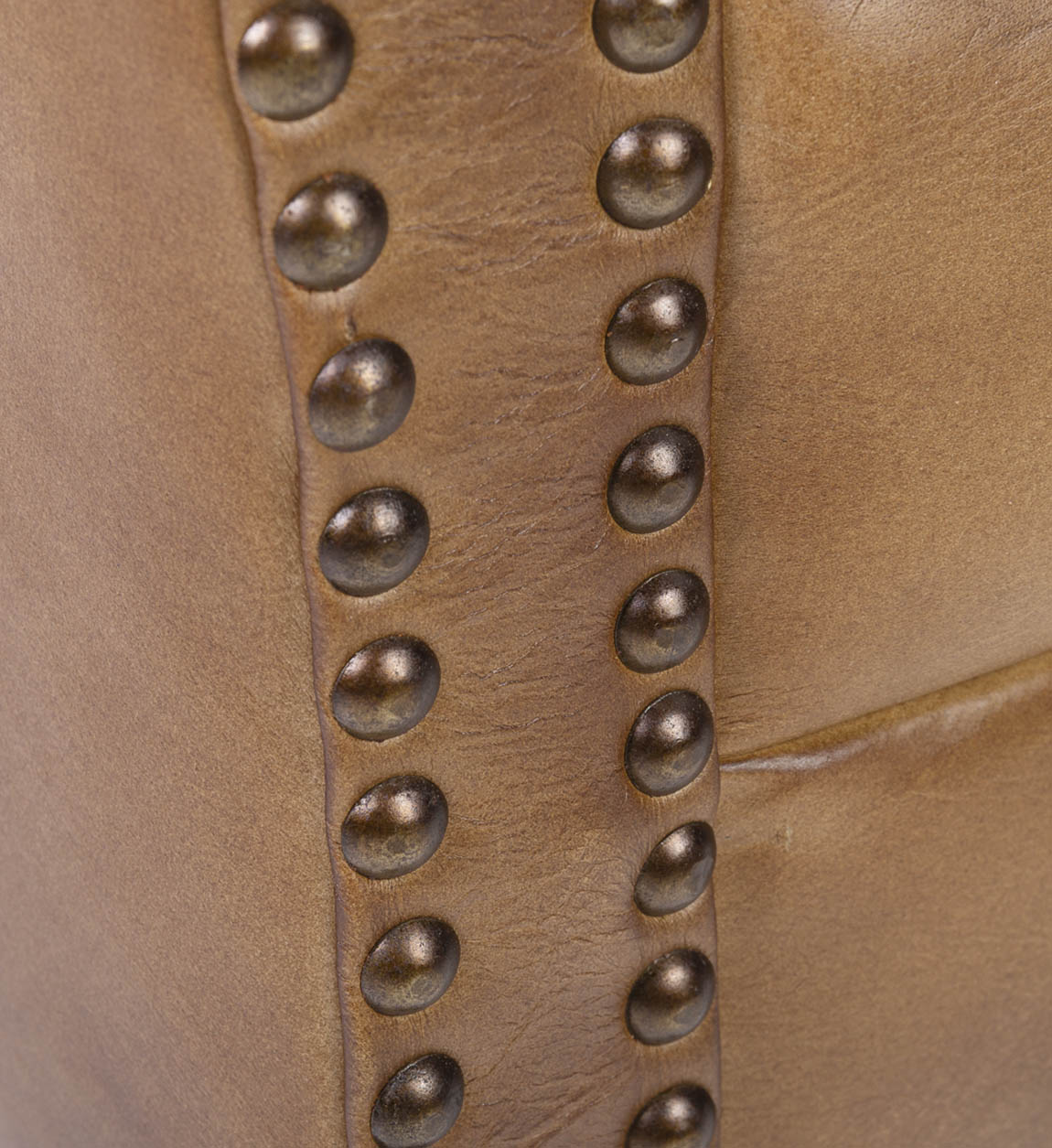 Poltrona de acácia e pele 65 x 72 x 80 - Image 3