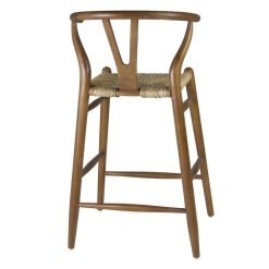 Alternative view of Cadeira em mindi e vime 50 x 45 x 97